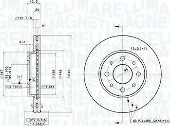 Magneti Marelli 360406023700 - Discofreno www.autoricambi360.it