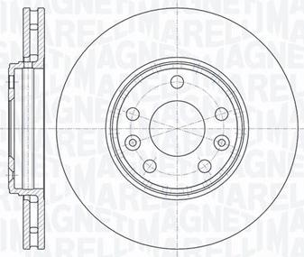 Magneti Marelli 361302040606 - Discofreno www.autoricambi360.it