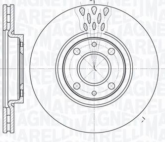 Magneti Marelli 361302040238 - Discofreno www.autoricambi360.it