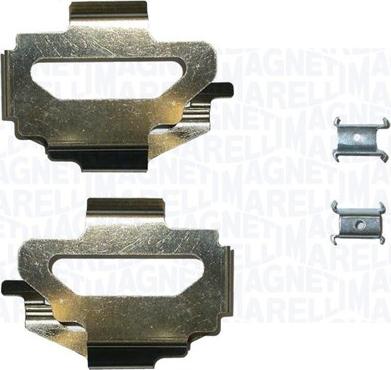 Magneti Marelli 363915110067 - Kit accessori, Pastiglia freno www.autoricambi360.it