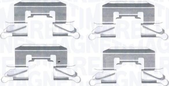 Magneti Marelli 363915110084 - Kit accessori, Pastiglia freno www.autoricambi360.it