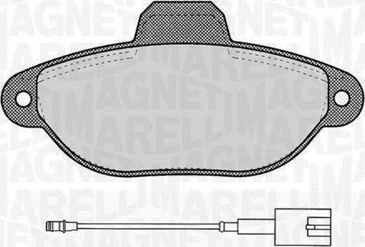 Magneti Marelli 363916060454 - Kit pastiglie freno, Freno a disco www.autoricambi360.it