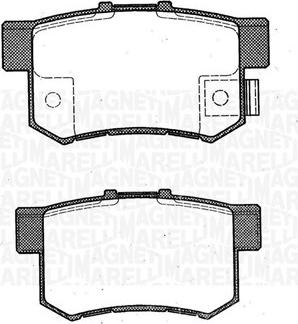 Magneti Marelli 363916060461 - Kit pastiglie freno, Freno a disco www.autoricambi360.it