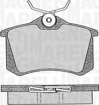 Magneti Marelli 363916060432 - Kit pastiglie freno, Freno a disco www.autoricambi360.it