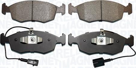 Magneti Marelli 363916060427 - Kit pastiglie freno, Freno a disco www.autoricambi360.it