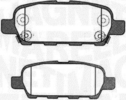 Magneti Marelli 363916060473 - Kit pastiglie freno, Freno a disco www.autoricambi360.it