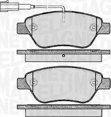 Magneti Marelli 363916060560 - Kit pastiglie freno, Freno a disco www.autoricambi360.it
