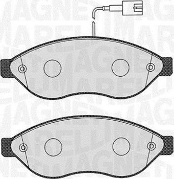 Magneti Marelli 363916060642 - Kit pastiglie freno, Freno a disco www.autoricambi360.it