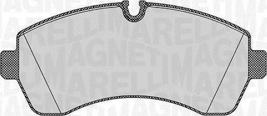Magneti Marelli 363916060647 - Kit pastiglie freno, Freno a disco www.autoricambi360.it