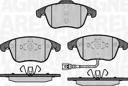 Magneti Marelli 363916060659 - Kit pastiglie freno, Freno a disco www.autoricambi360.it