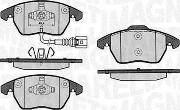 Magneti Marelli 363916060657 - Kit pastiglie freno, Freno a disco www.autoricambi360.it