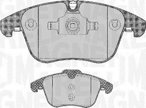 Magneti Marelli 363916060667 - Kit pastiglie freno, Freno a disco www.autoricambi360.it