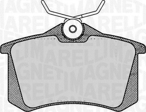 Magneti Marelli 363916060144 - Kit pastiglie freno, Freno a disco www.autoricambi360.it