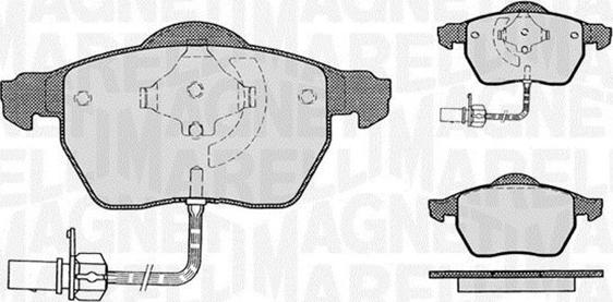 Magneti Marelli 363916060142 - Kit pastiglie freno, Freno a disco www.autoricambi360.it
