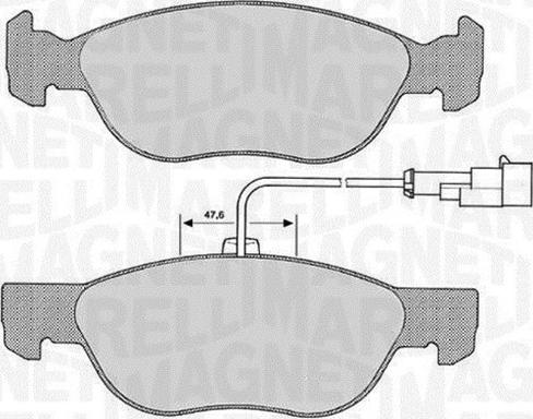 Magneti Marelli 363916060104 - Kit pastiglie freno, Freno a disco www.autoricambi360.it