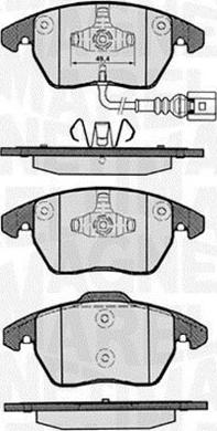 Magneti Marelli 363916060135 - Kit pastiglie freno, Freno a disco www.autoricambi360.it