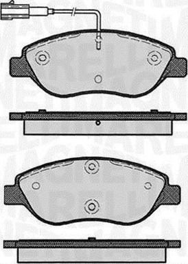Magneti Marelli 363916060124 - Kit pastiglie freno, Freno a disco www.autoricambi360.it