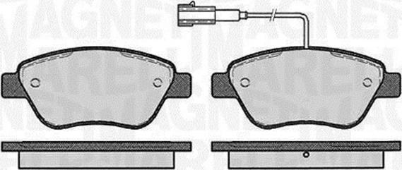 Magneti Marelli 363916060126 - Kit pastiglie freno, Freno a disco www.autoricambi360.it