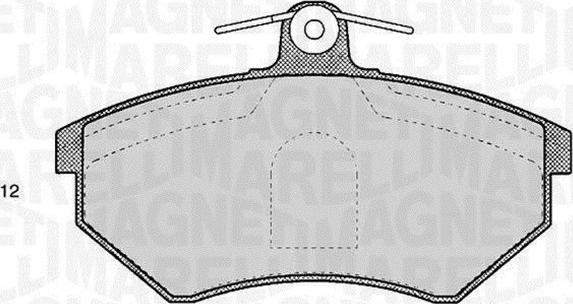 Magneti Marelli 363916060806 - Kit pastiglie freno, Freno a disco www.autoricambi360.it