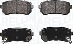 Magneti Marelli 363916060872 - Kit pastiglie freno, Freno a disco www.autoricambi360.it