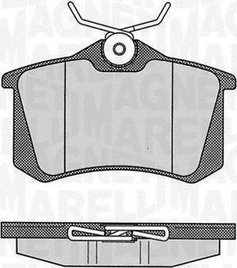 Magneti Marelli 363916060348 - Kit pastiglie freno, Freno a disco www.autoricambi360.it
