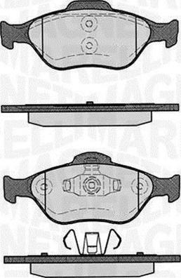 Magneti Marelli 363916060252 - Kit pastiglie freno, Freno a disco www.autoricambi360.it
