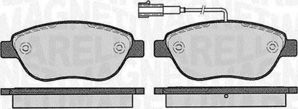 Magneti Marelli 363916060214 - Kit pastiglie freno, Freno a disco www.autoricambi360.it