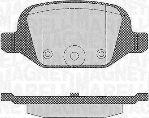 Magneti Marelli 363916060216 - Kit pastiglie freno, Freno a disco www.autoricambi360.it
