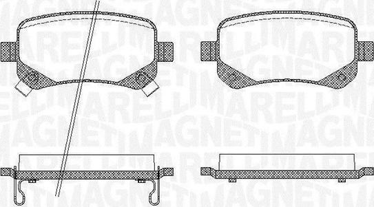 Magneti Marelli 363916060210 - Kit pastiglie freno, Freno a disco www.autoricambi360.it