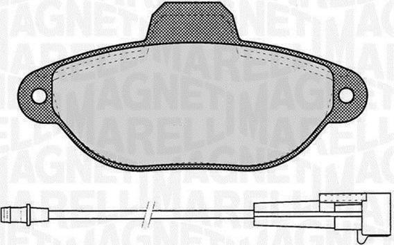 Magneti Marelli 363916060217 - Kit pastiglie freno, Freno a disco www.autoricambi360.it