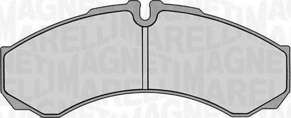Magneti Marelli 363916060283 - Kit pastiglie freno, Freno a disco www.autoricambi360.it