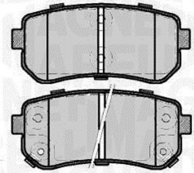 Magneti Marelli 363916060701 - Kit pastiglie freno, Freno a disco www.autoricambi360.it