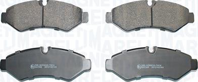 Magneti Marelli 363916061298 - Kit pastiglie freno, Freno a disco www.autoricambi360.it