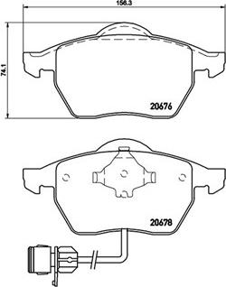 TRW GDB1049 - Kit pastiglie freno, Freno a disco www.autoricambi360.it