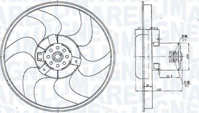 Magneti Marelli EMM2004HVW - Ventola, Raffreddamento motore www.autoricambi360.it