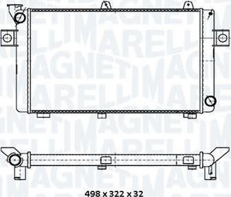 Magneti Marelli RMM376910401 - Radiatore, Raffreddamento motore www.autoricambi360.it