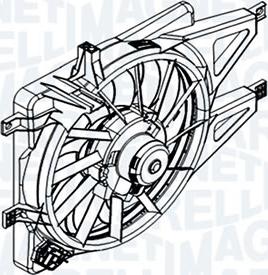 Magneti Marelli W8529001MM - Elettromotore, Ventola radiatore www.autoricambi360.it