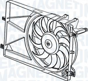 Magneti Marelli X2075001MM - Ventola, Raffreddamento motore www.autoricambi360.it