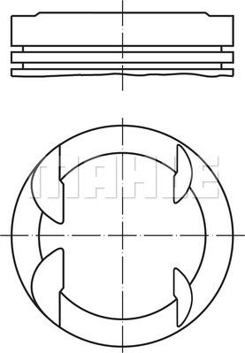 MAHLE 607 79 00 - Pistone www.autoricambi360.it