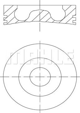 MAHLE 009 93 00 - Pistone www.autoricambi360.it