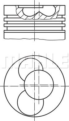 MAHLE 228 90 00 - Pistone www.autoricambi360.it