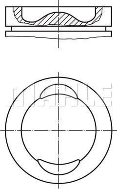 MAHLE 029 74 00 - Pistone www.autoricambi360.it
