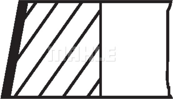 MAHLE 028 RS 00126 0N0 - Kit fasce elastiche www.autoricambi360.it