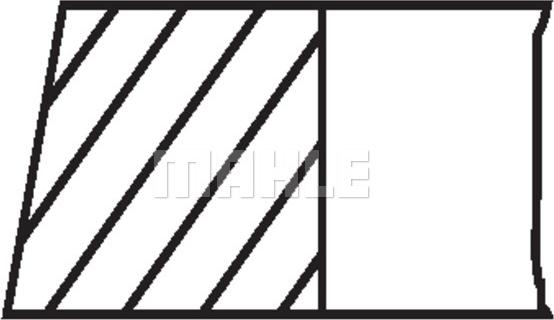 MAHLE 503 98 N0 - Kit fasce elastiche www.autoricambi360.it