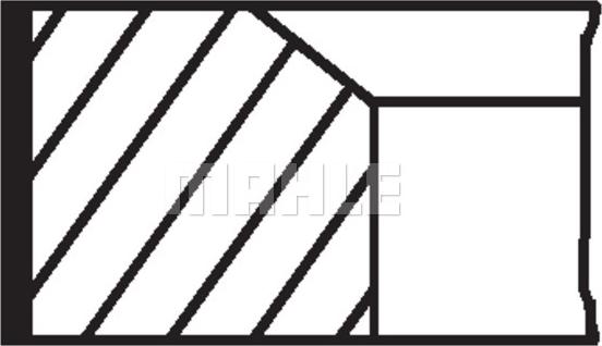 MAHLE 028 14 N1 - Kit fasce elastiche www.autoricambi360.it