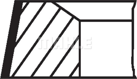 MAHLE 030 60 N1 - Kit fasce elastiche www.autoricambi360.it