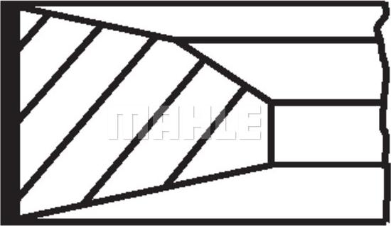 MAHLE 151 06 N0 - Kit fasce elastiche www.autoricambi360.it
