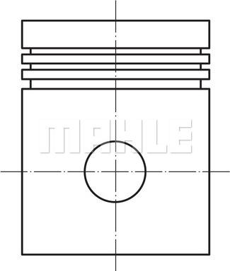 MAHLE 082 09 00 - Pistone www.autoricambi360.it