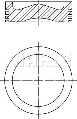 MAHLE 038 90 00 - Pistone www.autoricambi360.it