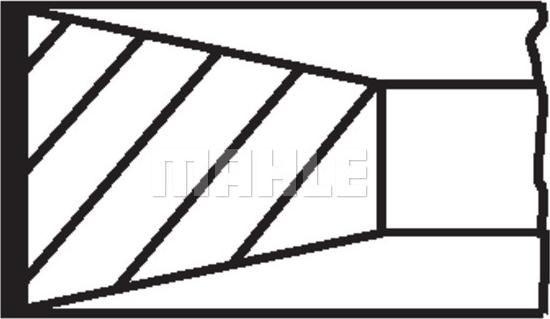 MAHLE 083 18 N1 - Kit fasce elastiche www.autoricambi360.it